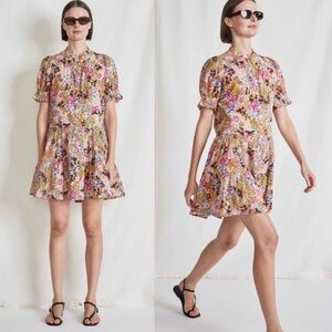 Apiece Apart Las Alturas Wildflowers Mini Dress |